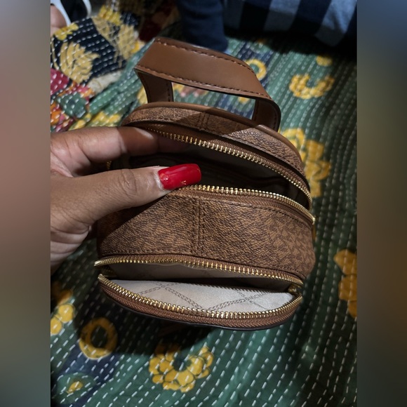Michael Kors small Brown and Tan Women's Backpack - Picture 6 of 10